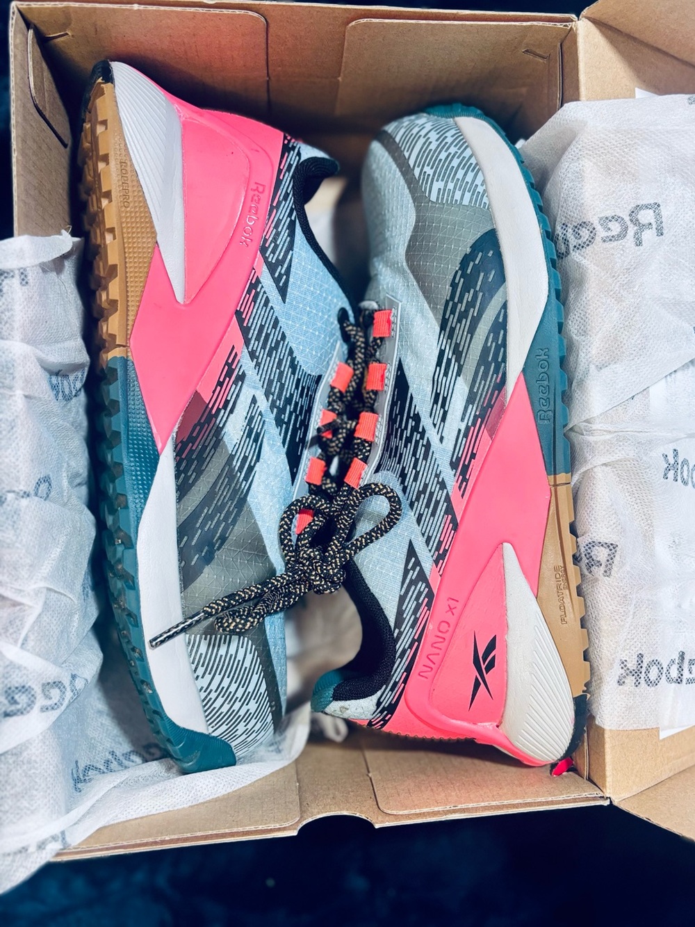 Reebok Women’s Pink & Teal Workwear Shoes